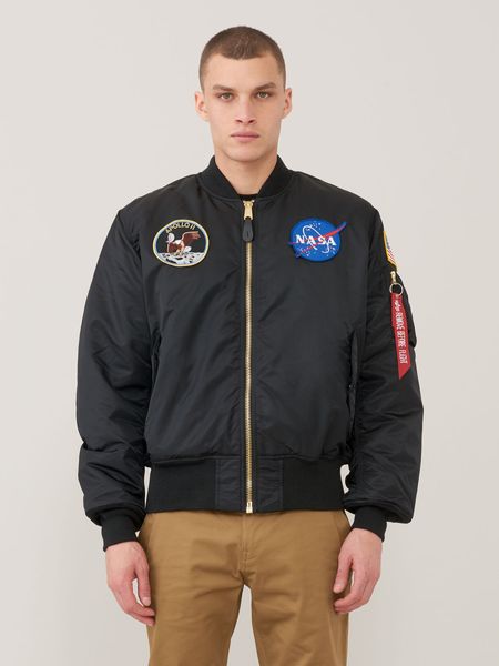 Куртка Alpha Industries Apollo MA-1 Чорна 28085 фото