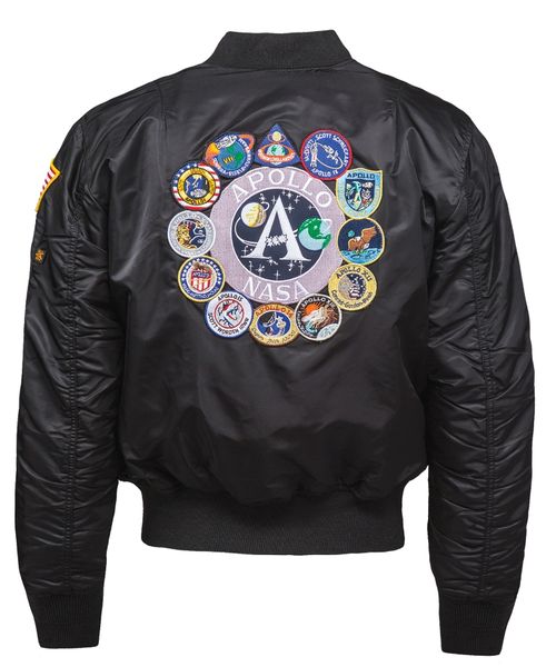 Куртка Alpha Industries Apollo MA-1 Чорна 28085 фото