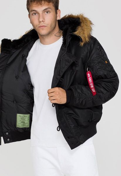 Куртка Alpha Industries N-2B Черная 28036 фото