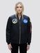 Куртка (бомбер) Alpha Industries MA-1 NASA Flight Jacket W Чорна 28871 фото 6