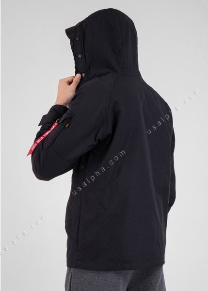 Куртка вітровка Alpha Industries ECWCS Gen I Parka Mod Чорна 28487 фото