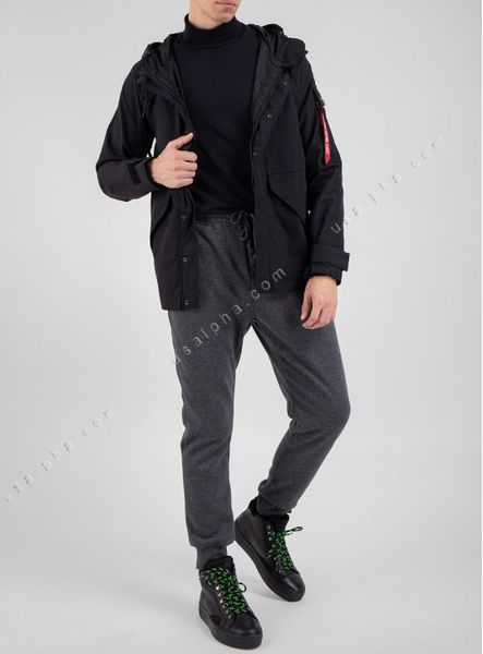 Куртка вітровка Alpha Industries ECWCS Gen I Parka Mod Чорна 28487 фото