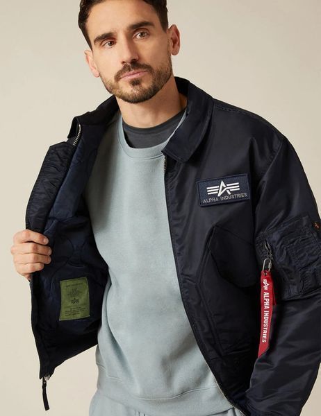 Куртка Alpha Industries CWU 45/P Синяя 27927 фото