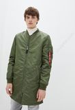 Куртка Alpha Industries MA-1 Long Зелена 28373 фото