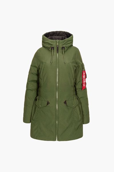 Пуховик Alpha Industries N-3B Down Parka W SAGE Зелений 28926 фото