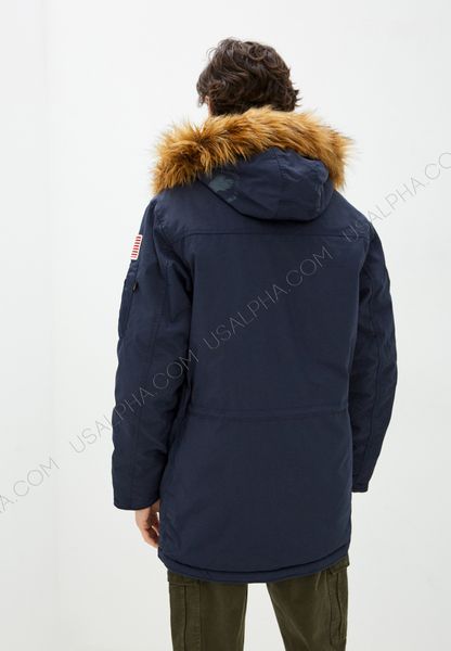 Куртка Alpha Industries N-3B Alpine Parka Синя 28501 фото