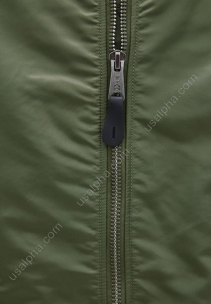 Куртка Alpha Industries MA-1 Long Зелена 28373 фото