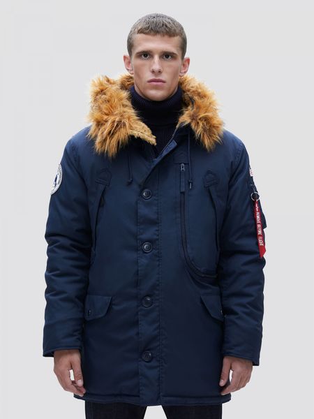 Куртка Alpha Industries N-3B Alpine Parka Синя 28501 фото