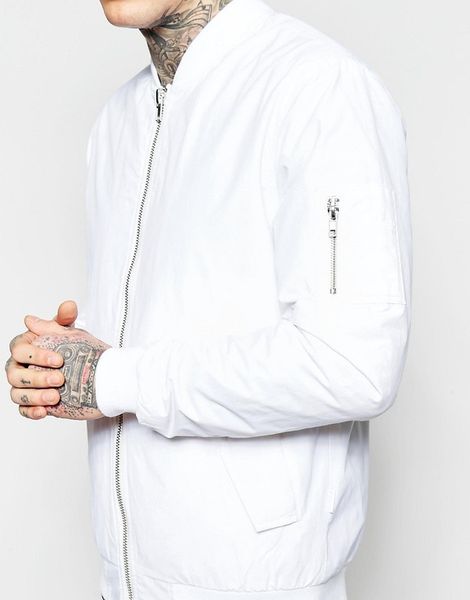 Куртка Alpha Industries MA-1 Slim Fit Білий 28152 фото