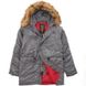 Куртка Alpha Industries N-3b Slim Fit Parka Сіра 27784 фото 2