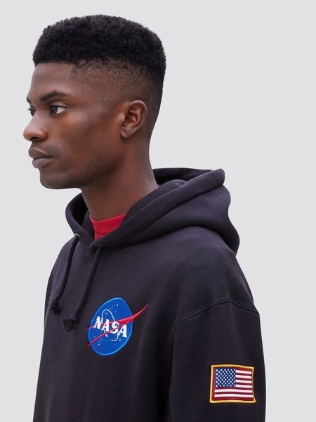 Худі Alpha Industries Space Shuttle Hoodie Чорний 28927 фото