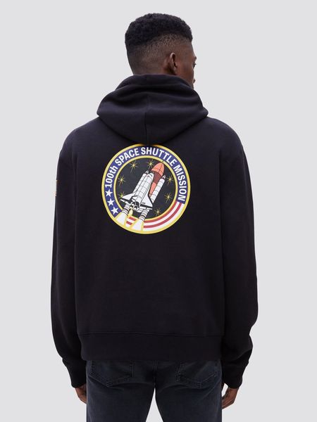 Худі Alpha Industries Space Shuttle Hoodie Чорний 28927 фото