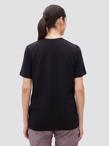 Футболка Alpha Industries BASIC LOGO TEE Чорна 28991 фото