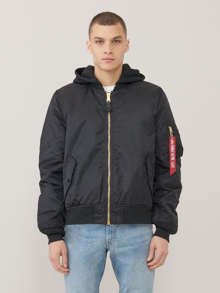 Куртка Alpha Industries MA-1 Natus Чорна 28325 фото